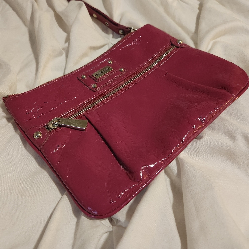 Purple Express Clutch